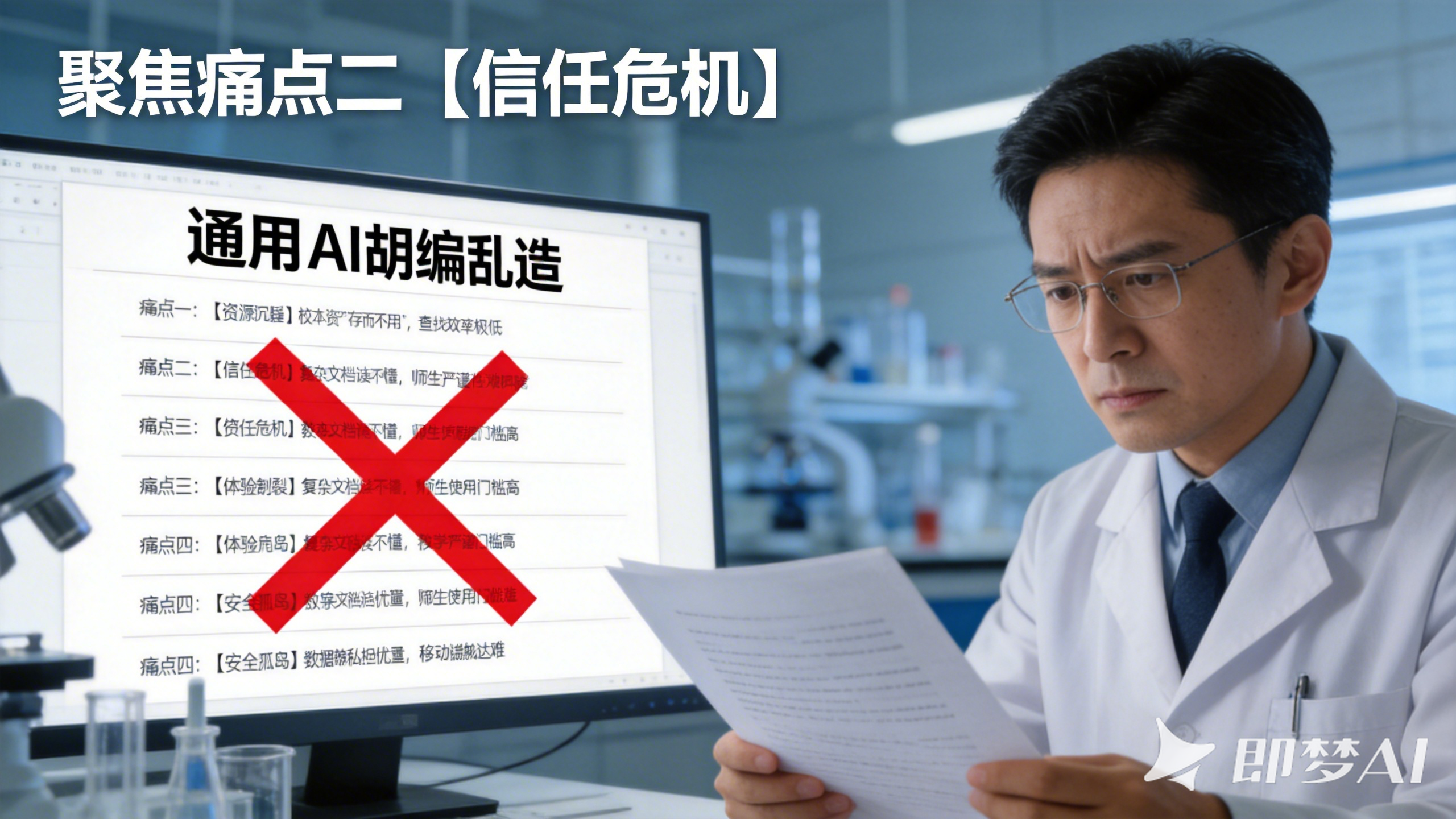 信任危机痛点示意图